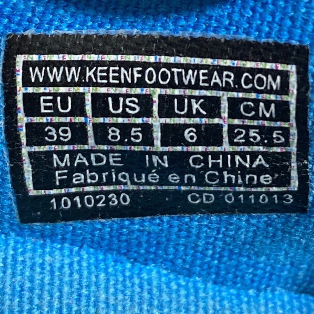 Keen Sienna MJ Canvas Floral Mary Jane Flats Blue Women 8.5 1010230 - Picture 7 of 7